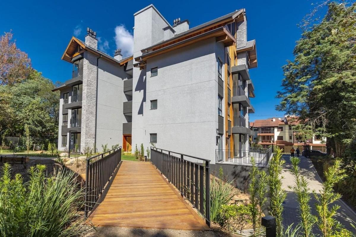 Rosa Edificio Bav Daire Gramado Dış mekan fotoğraf