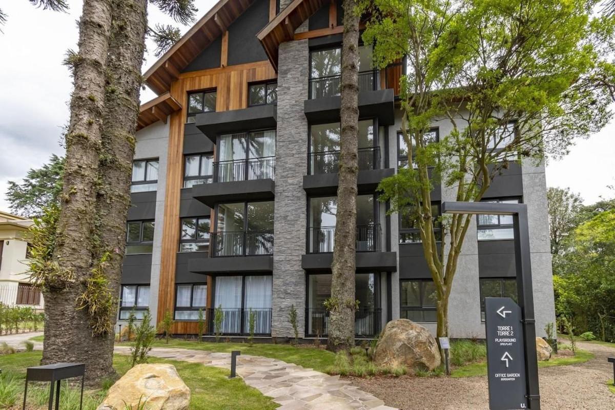 Rosa Edificio Bav Daire Gramado Dış mekan fotoğraf
