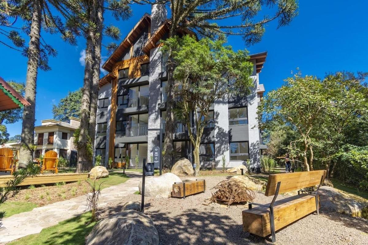 Rosa Edificio Bav Daire Gramado Dış mekan fotoğraf