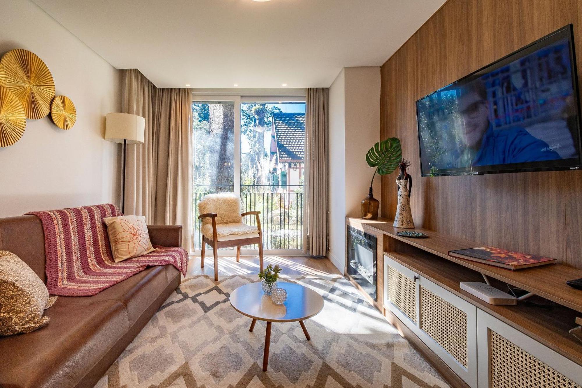 Rosa Edificio Bav Daire Gramado Dış mekan fotoğraf