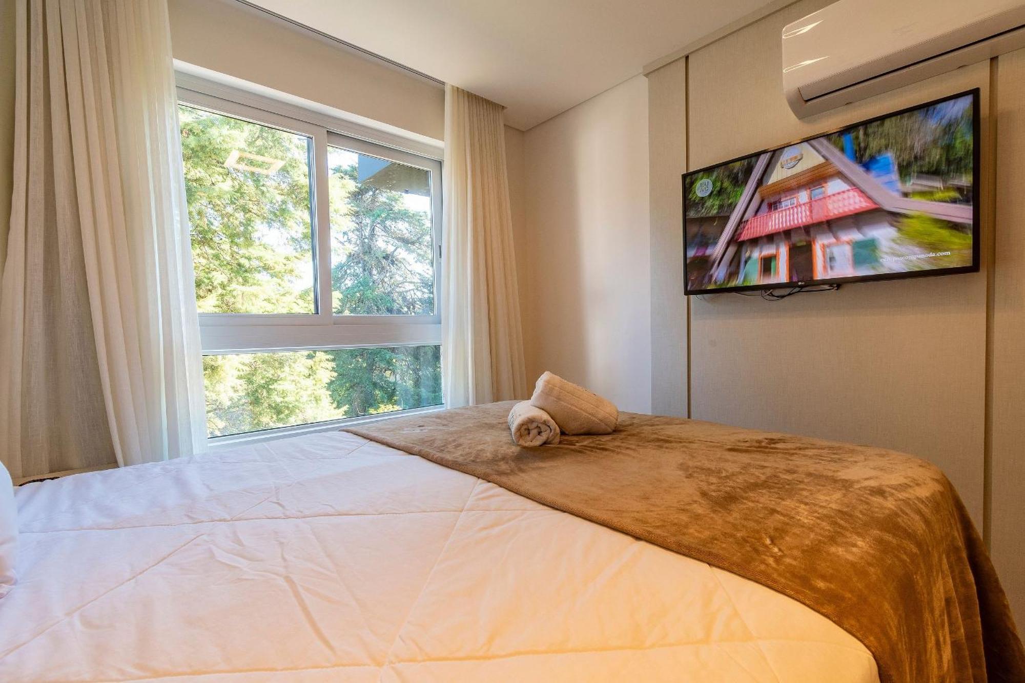 Rosa Edificio Bav Daire Gramado Dış mekan fotoğraf